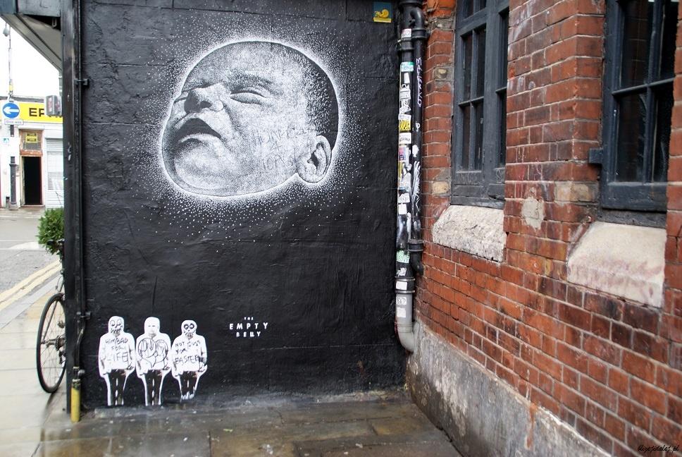 Street art na Brick Lane – Londyn