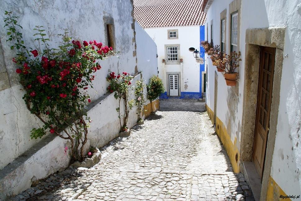 Romantyczne miasteczko Obidos, Portugalia