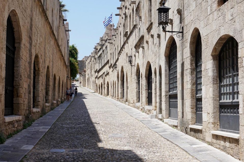 Miasto Rodos na wyspie Rodos, Grecja