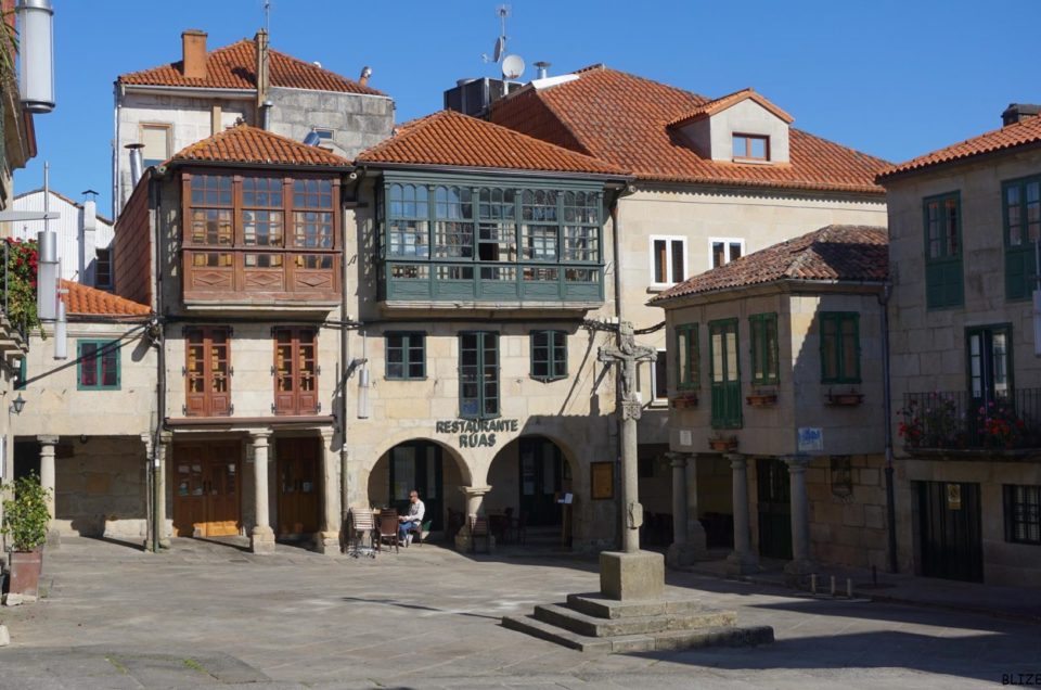 Galicyjskie miasto Pontevedra, Hiszpania